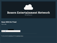 Tablet Screenshot of club-boxers.com